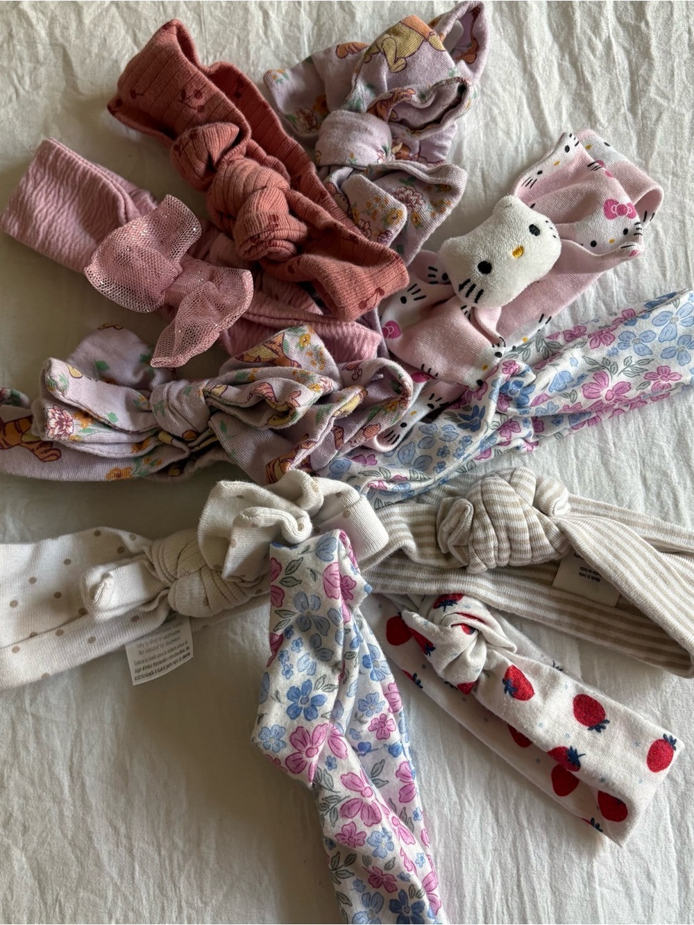 Set of Eight Baby Girl Head Bands (3-6 months)